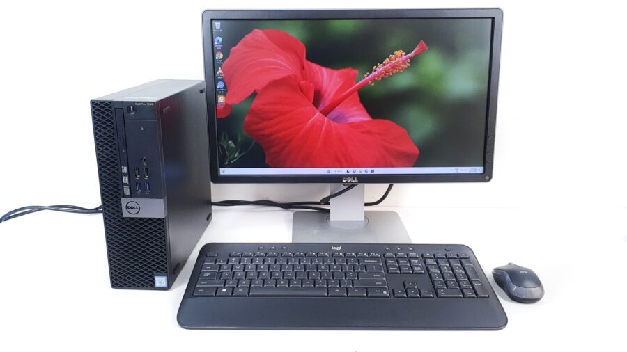 Dell OptiPlex 7040 Desktop PC Bundle - i5 6th Gen, 8GB RAM, 512GB SSD