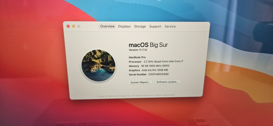 15" MacBook Pro "Core i7" 2.2 15" Mid-2014 (IG) - 16GB RAM, 256GB SSD - Image 8