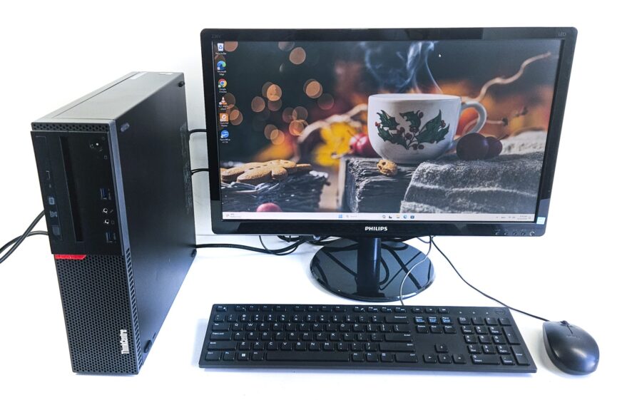 Lenovo ThinkCentre M700 Desktop PC Bundle - i3 6th Gen, 16GB RAM, 240GB SSD - Image 2