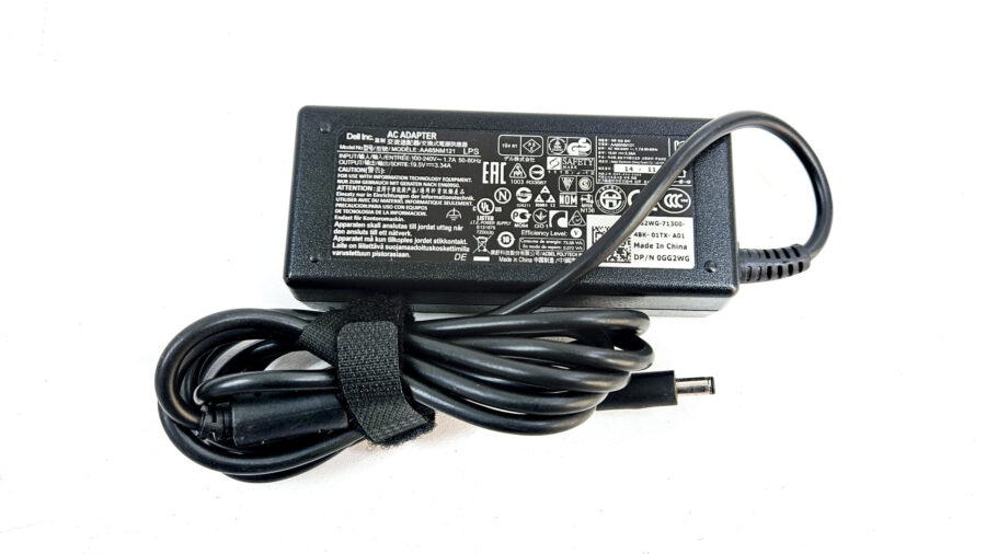 Original Dell 65W 4.5mm Barrel AC Power Adapter incl power cable