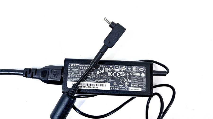 Original Acer 19V 2.37A 45W (3.0 x 1.1mm) Charger with Power Cable - Image 3