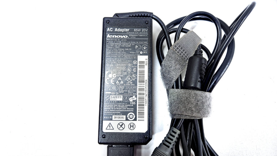 Original Lenovo 20V 65W 3.25A Power Adapter INCL POWER CORD - Image 2